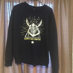 Always keep fighting crewneck sweater